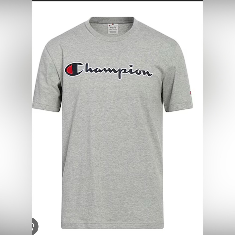 Champion Men's Heather Gray Short Sleeve Tee
